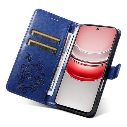 For Realme C75 Wallet Case Floral Butterfly Imprinted Leather Phone Cover Stand
