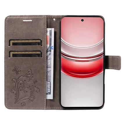 For Realme C75 Wallet Case Floral Butterfly Imprinted Leather Phone Cover Stand