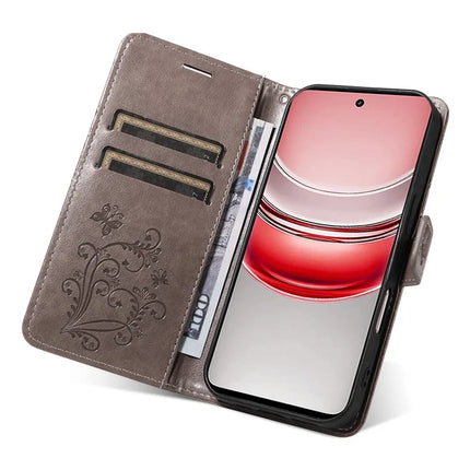 For Realme C75 Wallet Case Floral Butterfly Imprinted Leather Phone Cover Stand