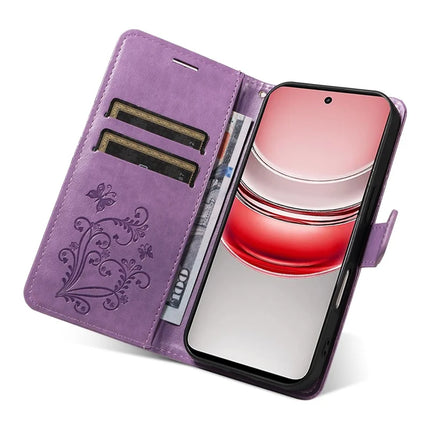For Realme C75 Wallet Case Floral Butterfly Imprinted Leather Phone Cover Stand