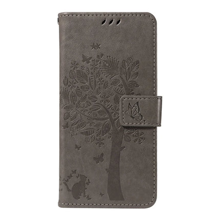 For OnePlus 13R 5G Leather Phone Case Cat Tree Pattern Design Wallet Cover Stand