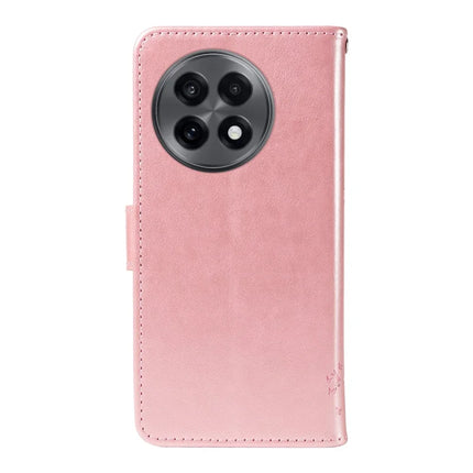 For OnePlus 13R 5G Leather Phone Case Cat Tree Pattern Design Wallet Cover Stand