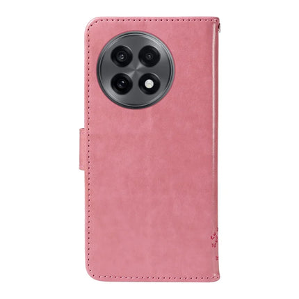 For OnePlus 13R 5G Leather Phone Case Cat Tree Pattern Design Wallet Cover Stand