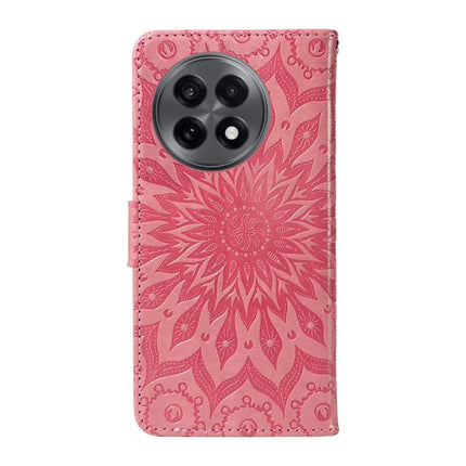 For OnePlus 13R 5G Leather Wallet Case Sunflower Imprinted Phone Cover