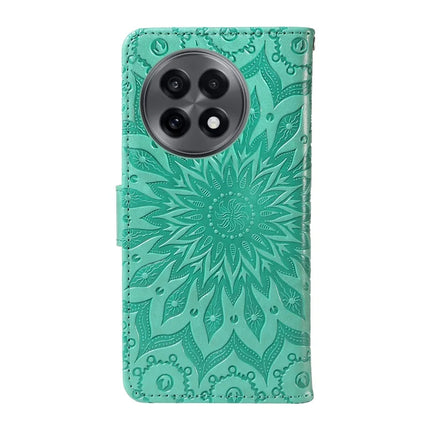 For OnePlus 13R 5G Leather Wallet Case Sunflower Imprinted Phone Cover