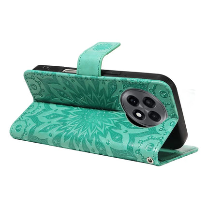For OnePlus 13R 5G Leather Wallet Case Sunflower Imprinted Phone Cover