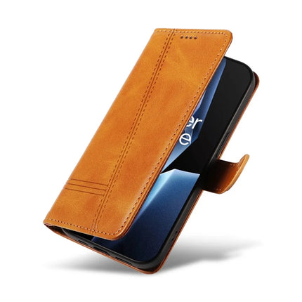 For OnePlus 13R 5G Wallet Case T-Shape Lines Leather Phone Cover Stand