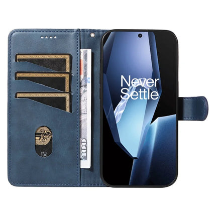For OnePlus 13R 5G Wallet Case T-Shape Lines Leather Phone Cover Stand