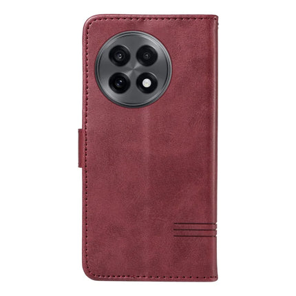 For OnePlus 13R 5G Wallet Case T-Shape Lines Leather Phone Cover Stand
