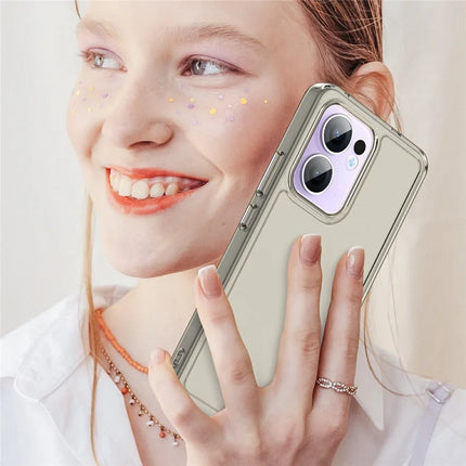 For Oppo Reno13 F 5G Case TPU Shockproof Phone Back Cover