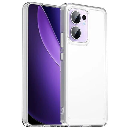 For Oppo Reno13 F 5G Case TPU Shockproof Phone Back Cover - Transparent