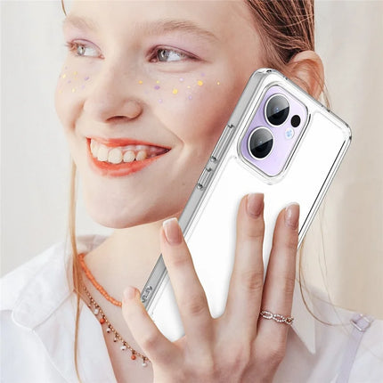 For Oppo Reno13 F 5G Case TPU Shockproof Phone Back Cover
