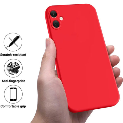 For Samsung Galaxy F05 / Galaxy M05 4G Case Liquid Silicone Phone Back Cover with Hand Strap
