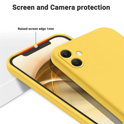 For Samsung Galaxy F05 / Galaxy M05 4G Case Liquid Silicone Phone Back Cover with Hand Strap