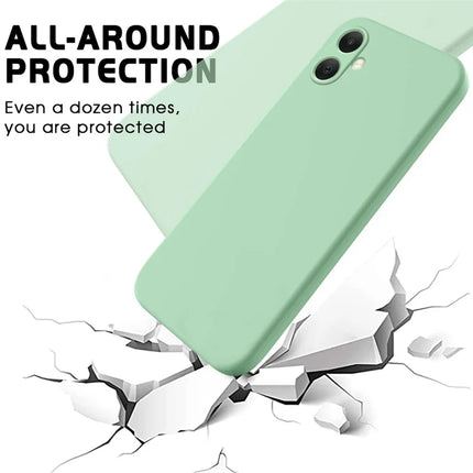 For Samsung Galaxy F05 / Galaxy M05 4G Case Liquid Silicone Phone Back Cover with Hand Strap