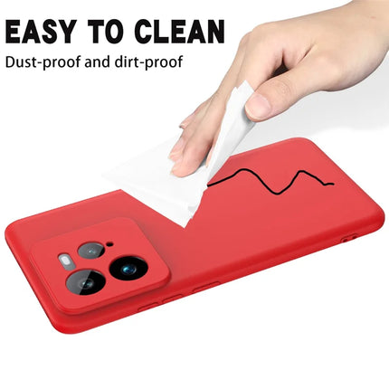 For Realme GT 7 Pro 5G Case Liquid Silicone Phone Back Cover with Hand Strap