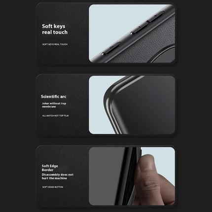 For Samsung Galaxy A55 5G Case Anti Drop TPU + PU Leather Texture Phone Protective Cover
