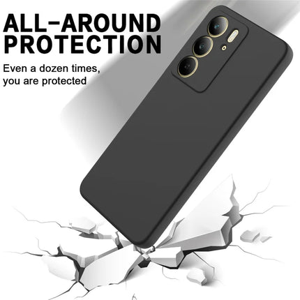 For Realme C75 Case Liquid Silicone Phone Back Cover with Hand Strap