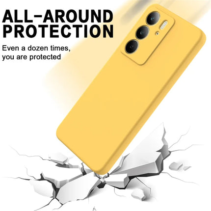 For Realme C75 Case Liquid Silicone Phone Back Cover with Hand Strap
