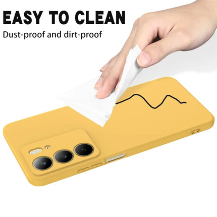 For Realme C75 Case Liquid Silicone Phone Back Cover with Hand Strap