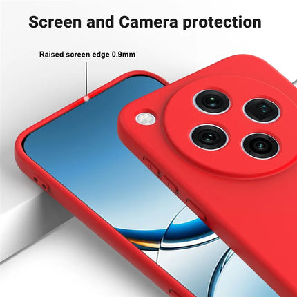 For Oppo Find X8 Pro 5G Case Liquid Silicone Phone Back Cover with Hand Strap