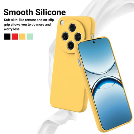 For Oppo Find X8 Pro 5G Case Liquid Silicone Phone Back Cover with Hand Strap