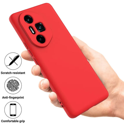 For Honor 300 Ultra / Honor 300 Pro Case Liquid Silicone Phone Back Cover with Hand Strap