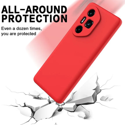 For Honor 300 Ultra / Honor 300 Pro Case Liquid Silicone Phone Back Cover with Hand Strap