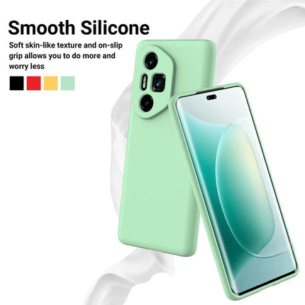 For Honor 300 Ultra / Honor 300 Pro Case Liquid Silicone Phone Back Cover with Hand Strap