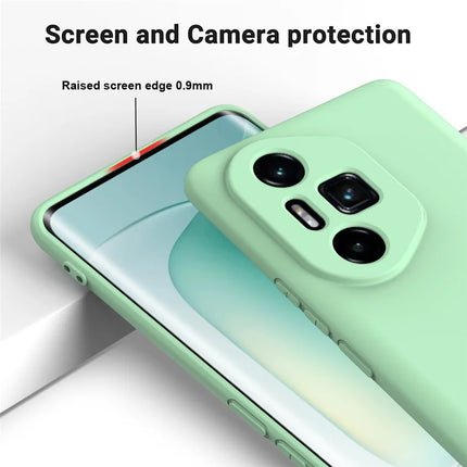 For Honor 300 Ultra / Honor 300 Pro Case Liquid Silicone Phone Back Cover with Hand Strap