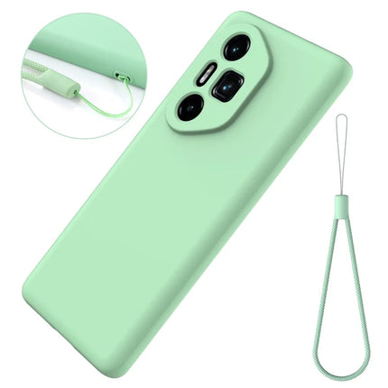For Honor 300 Ultra / Honor 300 Pro Case Liquid Silicone Phone Back Cover with Hand Strap