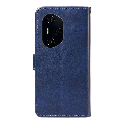 For Honor 300 Ultra / Honor 300 Pro Case Solid Color Leather Mobile Cover Wallet Stand with Strap