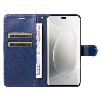 For Honor 300 Ultra / Honor 300 Pro Case Solid Color Leather Mobile Cover Wallet Stand with Strap