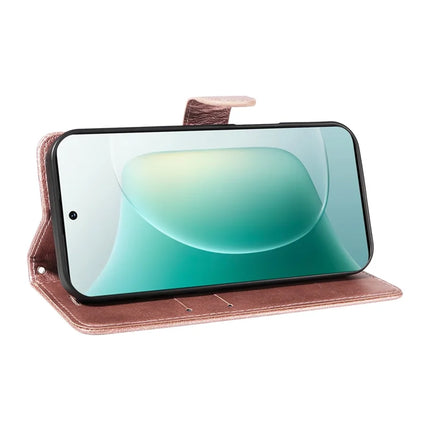 For Honor 300 Case Solid Color Leather Mobile Cover Wallet Stand with Strap