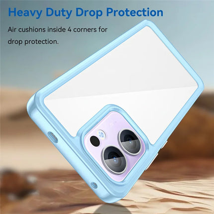 For Oppo Reno13 F 5G Case TPU + Acrylic Protective Clear Phone Cover