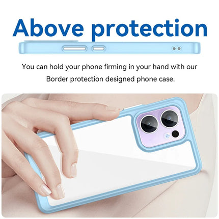 For Oppo Reno13 F 5G Case TPU + Acrylic Protective Clear Phone Cover