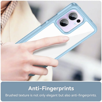 For Oppo Reno13 F 5G Case TPU + Acrylic Protective Clear Phone Cover