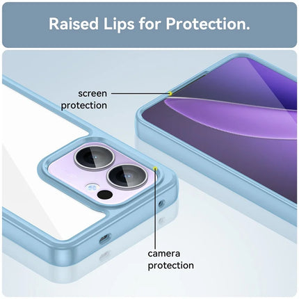 For Oppo Reno13 F 5G Case TPU + Acrylic Protective Clear Phone Cover