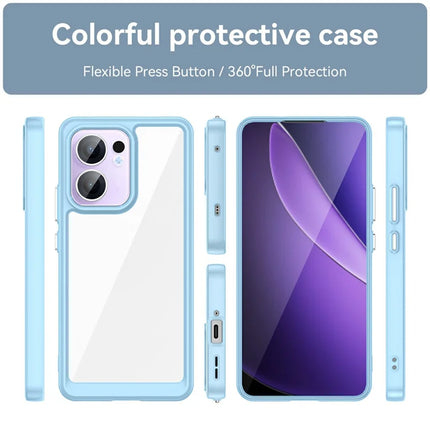 For Oppo Reno13 F 5G Case TPU + Acrylic Protective Clear Phone Cover