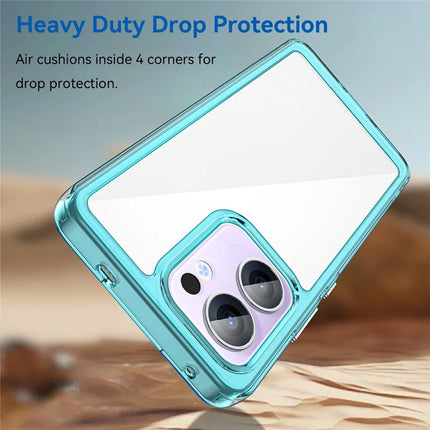 For Oppo Reno13 F 5G Case TPU + Acrylic Protective Clear Phone Cover