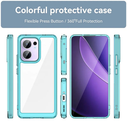 For Oppo Reno13 F 5G Case TPU + Acrylic Protective Clear Phone Cover