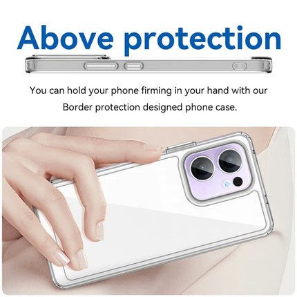 For Oppo Reno13 F 5G Case TPU + Acrylic Protective Clear Phone Cover