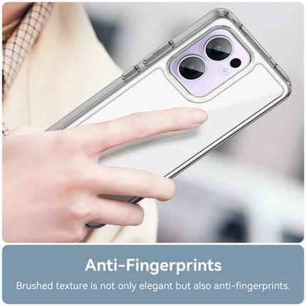 For Oppo Reno13 F 5G Case TPU + Acrylic Protective Clear Phone Cover