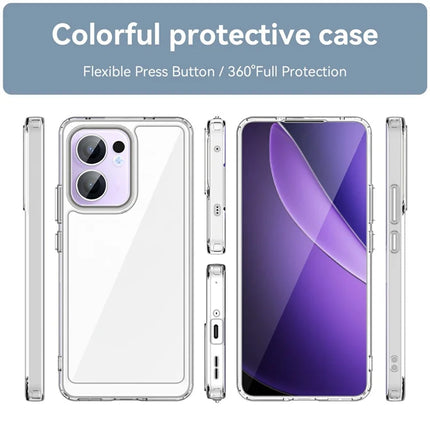 For Oppo Reno13 F 5G Case TPU + Acrylic Protective Clear Phone Cover