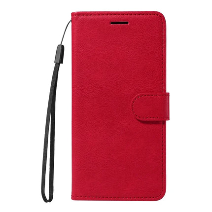For OnePlus 13R 5G Case Solid Color Leather Mobile Cover Wallet Stand with Strap