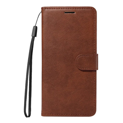 For OnePlus 13R 5G Case Solid Color Leather Mobile Cover Wallet Stand with Strap