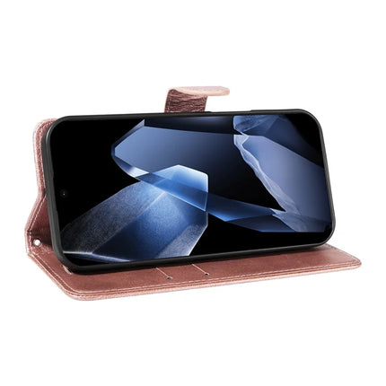 For OnePlus 13 Case Solid Color Leather Mobile Cover Wallet Stand with Strap