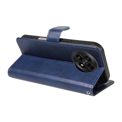 For OnePlus 13 Case Solid Color Leather Mobile Cover Wallet Stand with Strap