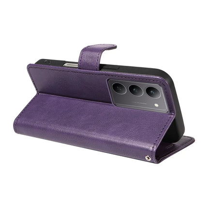 For Realme C75 Case Solid Color Leather Mobile Cover Wallet Stand with Strap