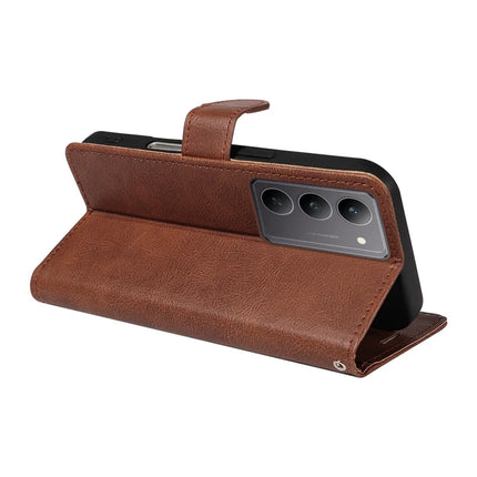 For Realme C75 Case Solid Color Leather Mobile Cover Wallet Stand with Strap